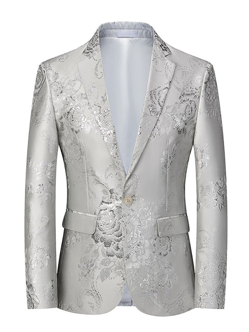 Men's Business Casual Gilded Suit Jacket