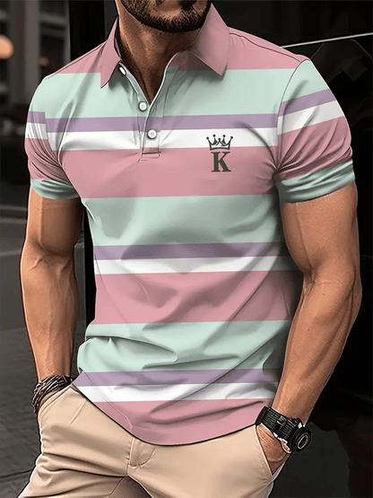 Men's Fashionable And Versatile Business Casual Polo Shirt
