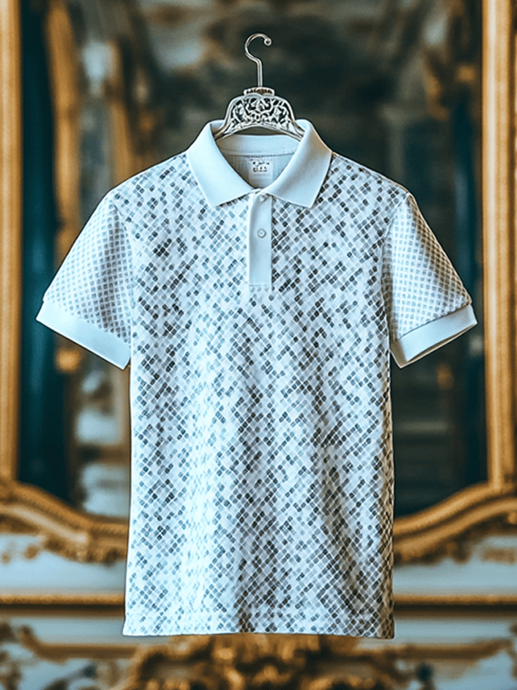 Men's business short-sleeved polo T-shirt