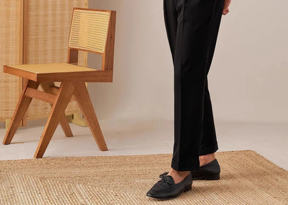 Casual button-down straight fit elegant pants