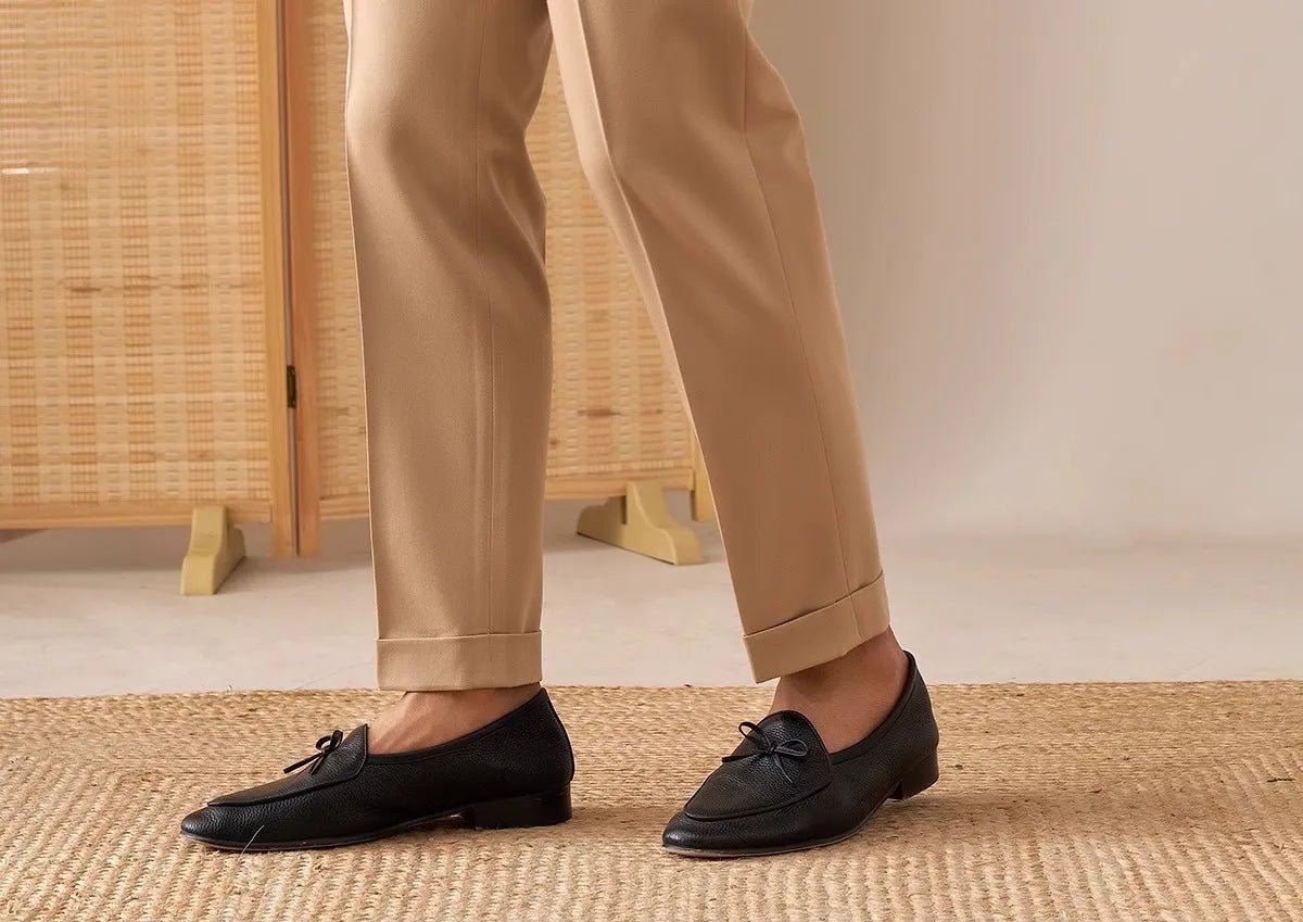 Casual button-down straight fit elegant pants