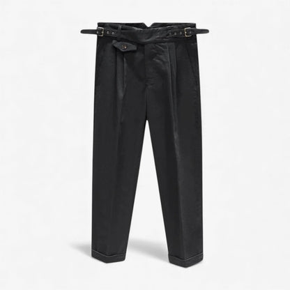 Casual italian cotton trousers four season