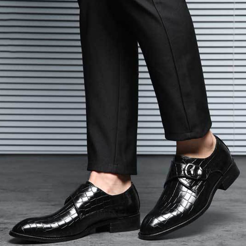 Men'S Business Formal Buckle Shoes