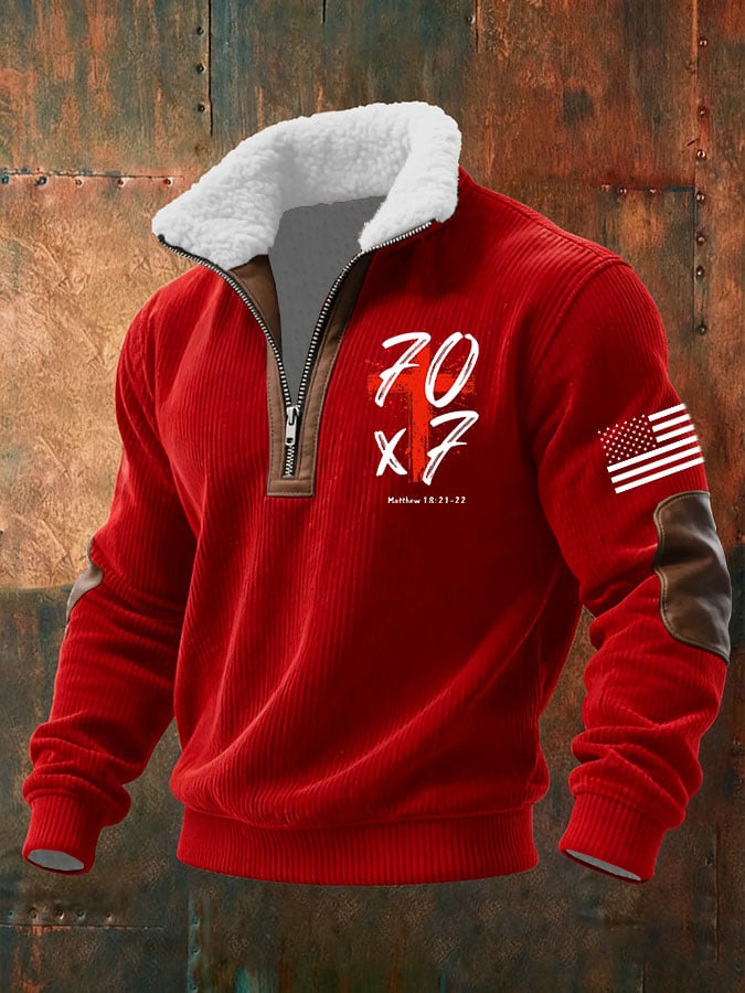 Men's Faith Textured Sweatshirt