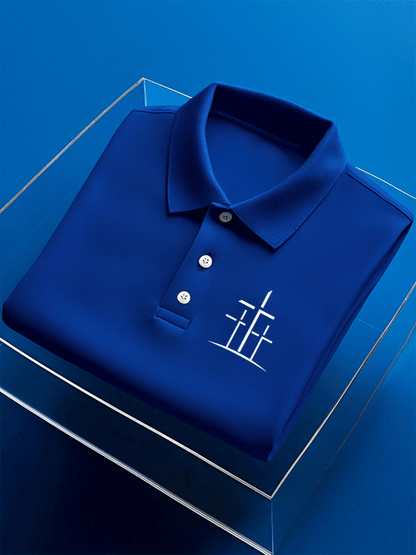 Men's Faith Printed Casual Short Sleeve Polo Shirt