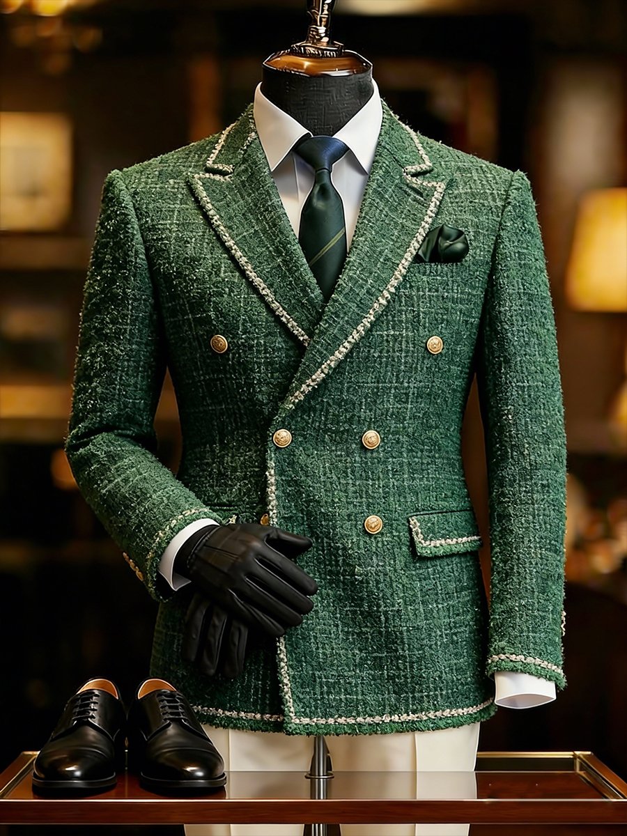 Men's Stylish Chanel-Style Blazer