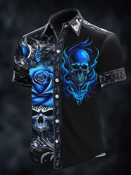 Men's Retro Gothic Dark Shirt