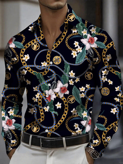 Men's Elegant And Classic Business Long-Sleeve Shirt