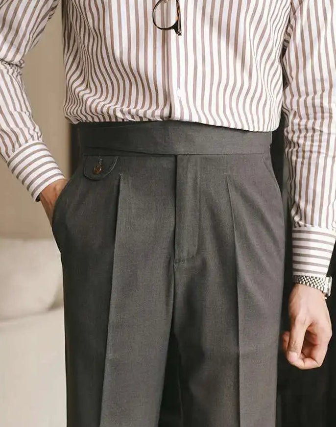 Classic office gentleman trousers