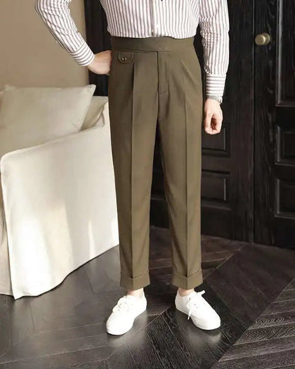 Classic office gentleman trousers