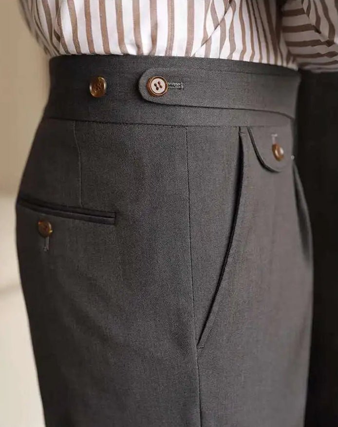 Classic office gentleman trousers