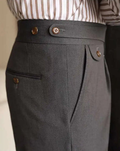 Classic office gentleman trousers