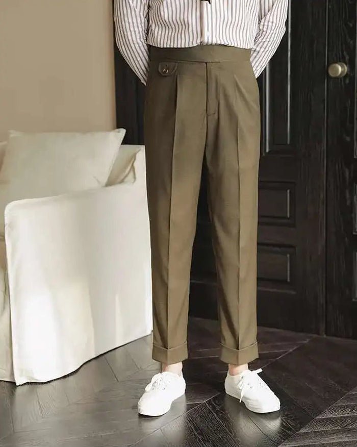 Classic office gentleman trousers