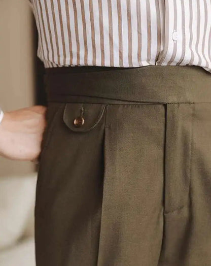 Classic office gentleman trousers