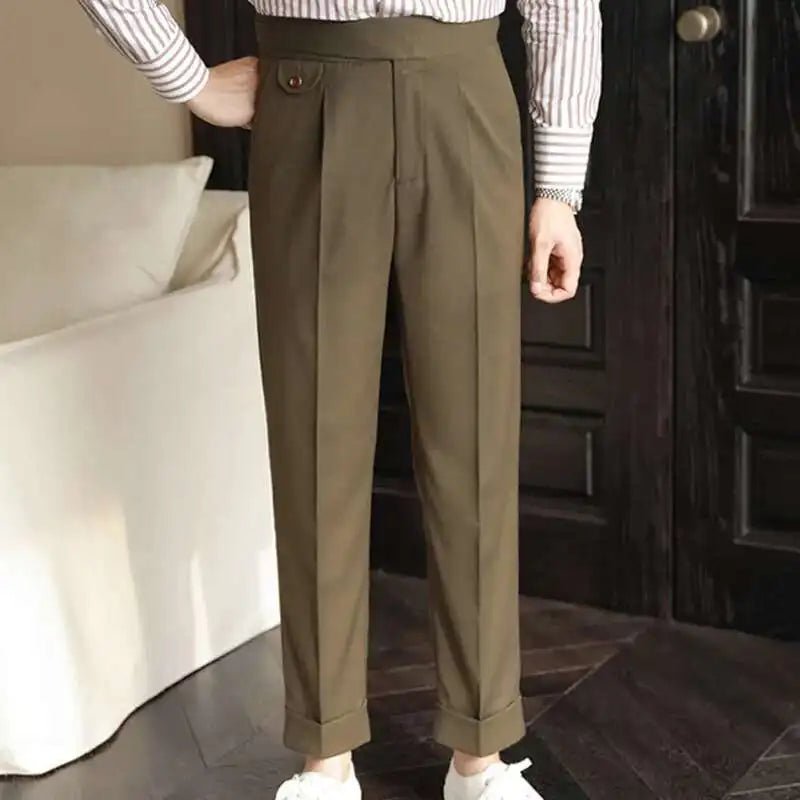 Classic office gentleman trousers
