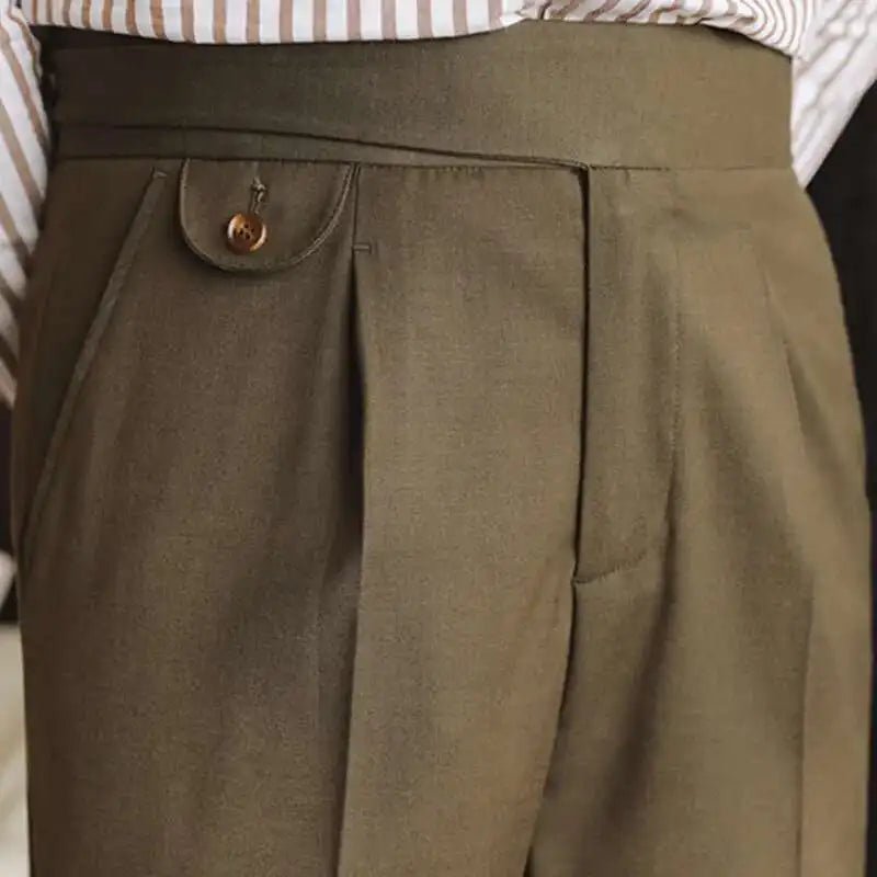 Classic office gentleman trousers