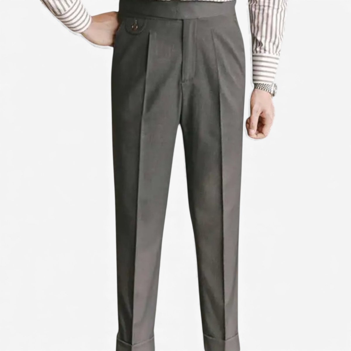 Classic office gentleman trousers