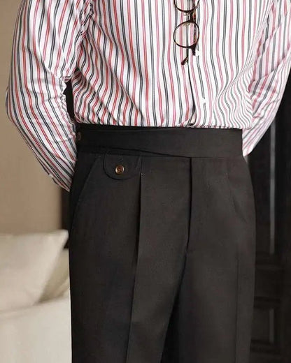 Classic office gentleman trousers