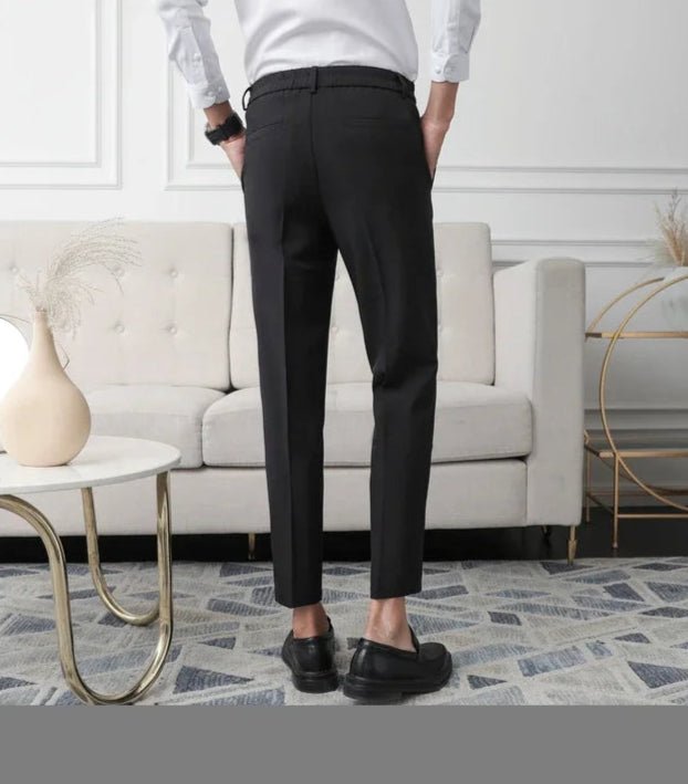 Classic straight dress trousers