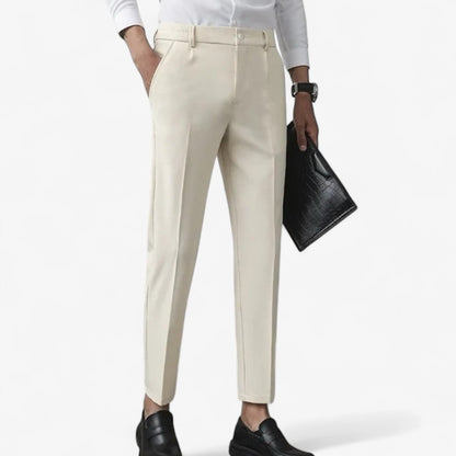 Classic straight dress trousers
