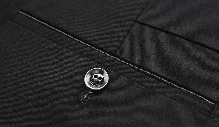 Cotton classic smart-casual pants
