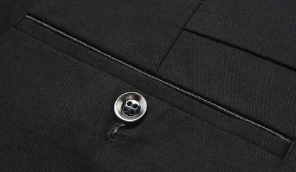 Cotton classic smart-casual pants