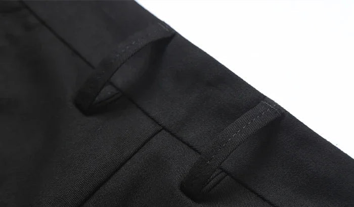Cotton classic smart-casual pants