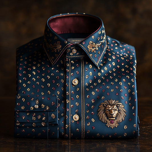 Classic Style wrinkle-resistant formal casual long sleeve shirt