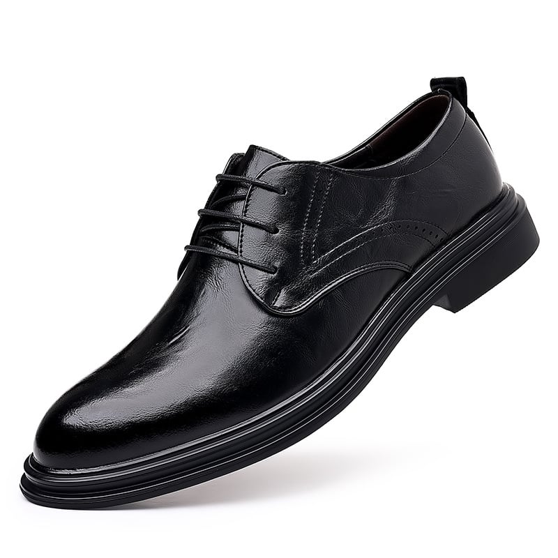 Men'S Business Casual British Pointed Leather Shoes