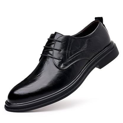 Men'S Business Casual British Pointed Leather Shoes