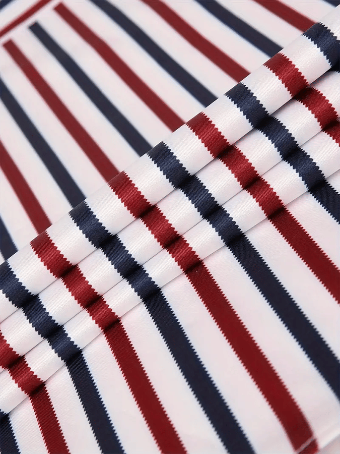 Men's Striped Business Casual Shirt