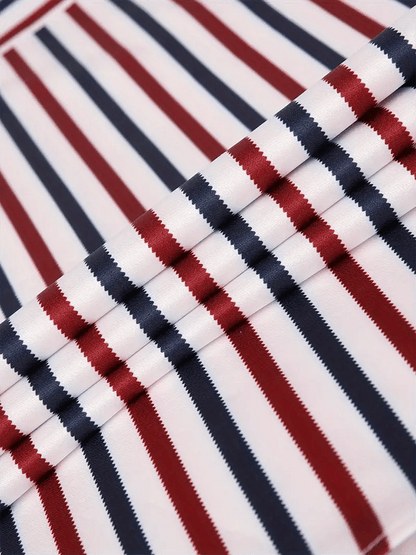 Men's Striped Business Casual Shirt