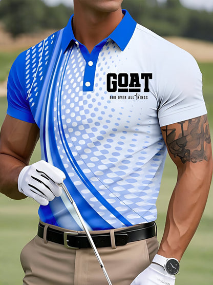 Men's Casual Faith Contrast Color Polo