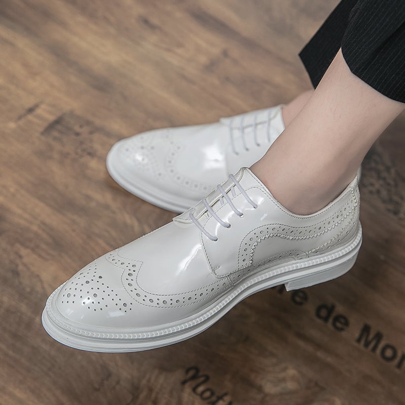 Fashionable British Comfortable Casual Pointed Toe All-Match Leather Shoes