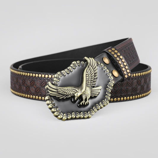 2025 Trendy Retro Men’s Western Denim Belt