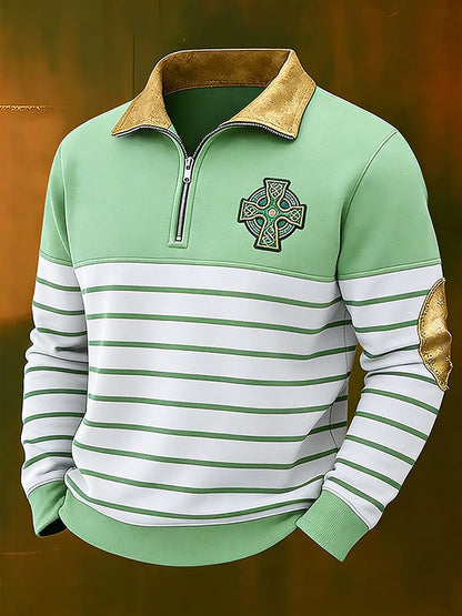 Man's Saint Patrick's Day Print Sweatershirt