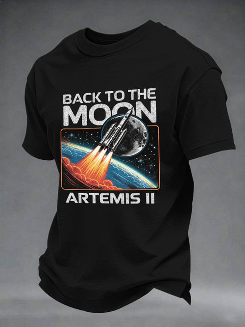 Lunar Mission Retro Graphic T-Shirt