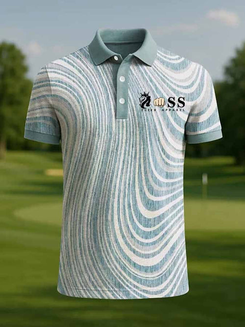 Men's Fashion Casual Business Contrast Color Polo