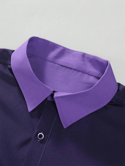 Men's Business Casual Long Sleeve Shirt
