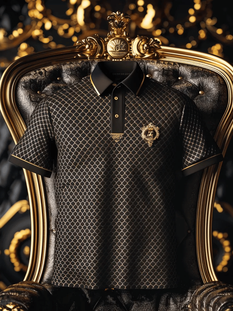 Men's Casual Business Button Short Sleeve Polo Shirt