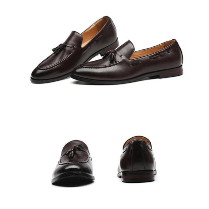 Men's Fashion Vintage Tassel Leather Shoes