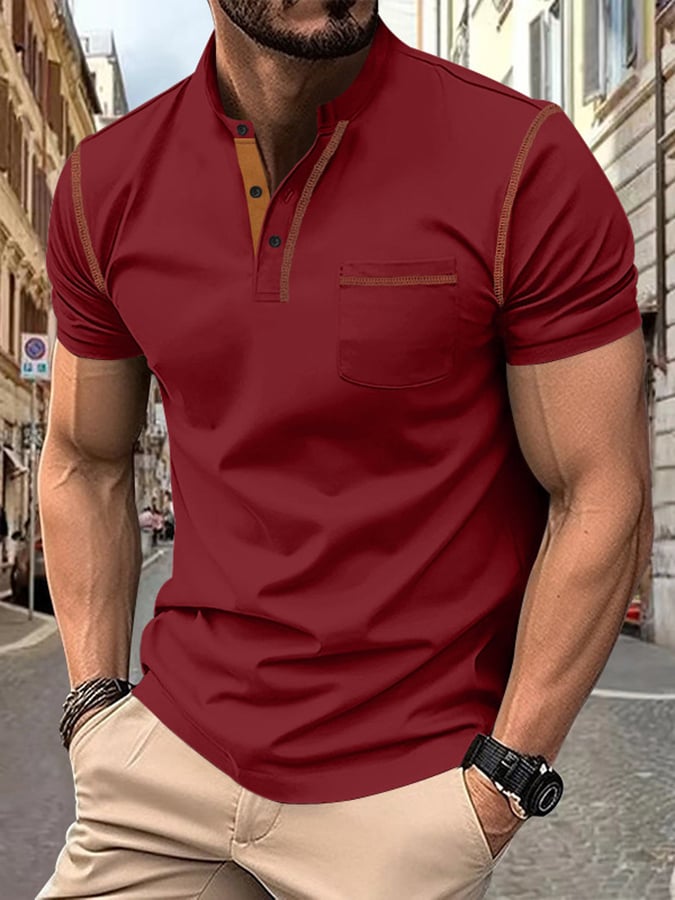 Men's Fashion Casual Polo Shirt