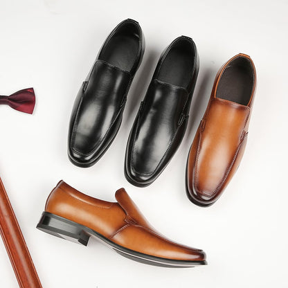 Business Formal Leather Shoes Versatile Loafers
