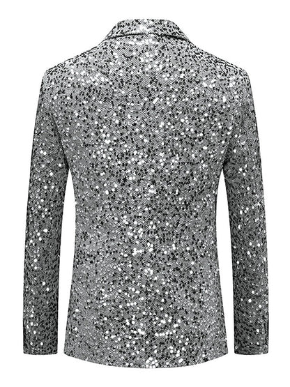 Men's Business Casual Sequin Blazer