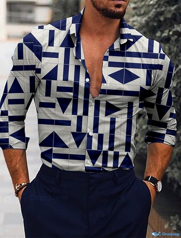 Men's Luxury Business Long Sleeve Shirt