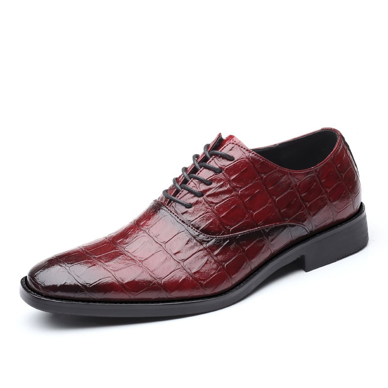 Business Casual British Style Fashion Men'S Leather Shoes