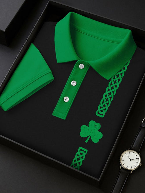 Men's St. Patrick's Day Print Polo Shirt