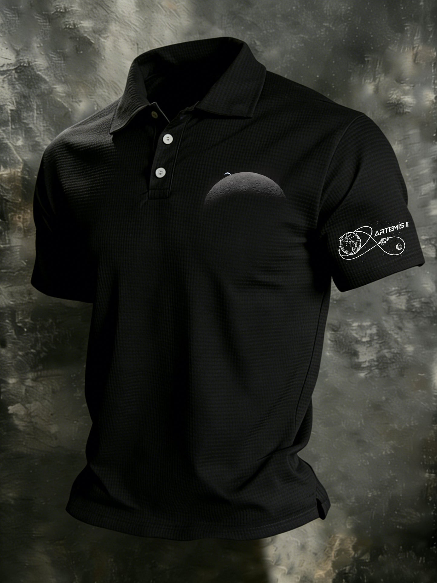 Men's Artemis II Print Polo Shirt
