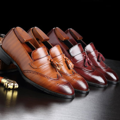 Men's Fashion Vintage Tassel Leather Shoes