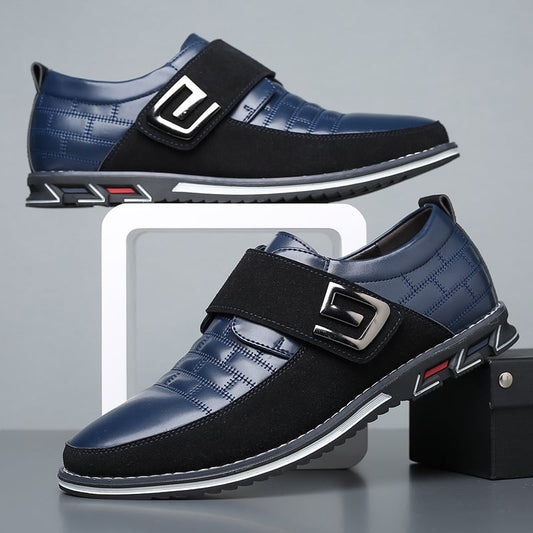 Men'S Round Toe Versatile Business Casual Loafer Shoes